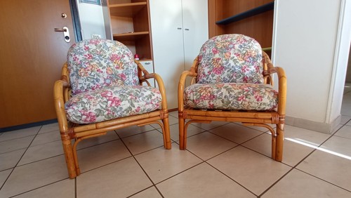 Sedie poltrone rattan e - ,