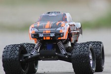 Traxxas TRX 36054 -4 arancione Stampede ARTR spazzolato RC Monster Truck 1:10 2WD NUOVO