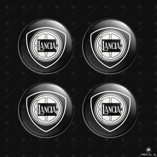 Lancia Wheel Hub Caps Stickers