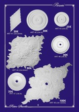 rosone in gesso per soffitto