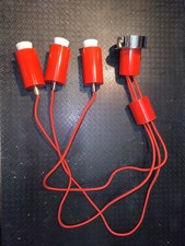 Lampadario da soffitto Rosso 3 luci