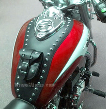 TRIUMPH AMERICA (02-15) SPEEDMASTER (03-15) PELLE SERBATOIO PAD PANNELLO COPRI REGGISENO BIB