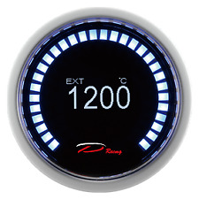 Manometro Strumento 52mm DEPO Temperatura Gas Scarico EGT DIGITALE 30 OLED DISPL