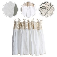 Tende Cotone Bianco Uncinetto