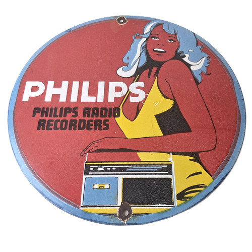 Insegna radio vintage philips - vintage,
