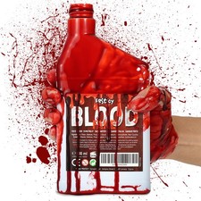 Sangue Finto Lavabile 500 ml Halloween 2025 I Sangue Finto per Costume Zombie