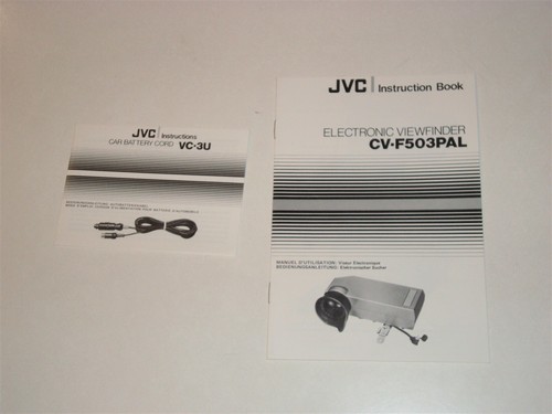 Jvc manuale istruzioni - manuale,