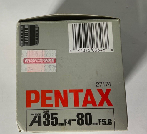 Pentax 80mm smc a - 35-80mm,