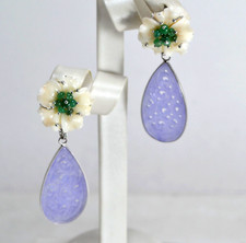 ORECCHINI ORO BIANCO 18 KT