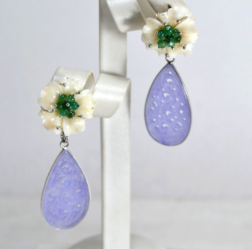 Orecchini oro bianco kt - orecchini,