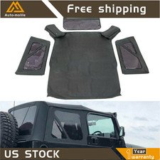 Black replacement soft top - black,