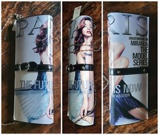 Borsa ? POCHETTE fantasia PARIS?laccata  SPALLINA metallo moderna giorno sera