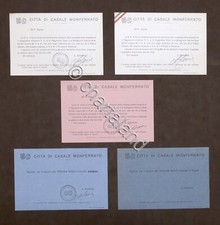 Militaria - Lotto 5 biglietti