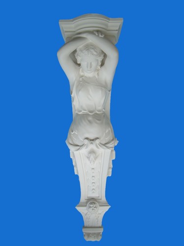 Capitello mensola gesso - capitello-mensola, in