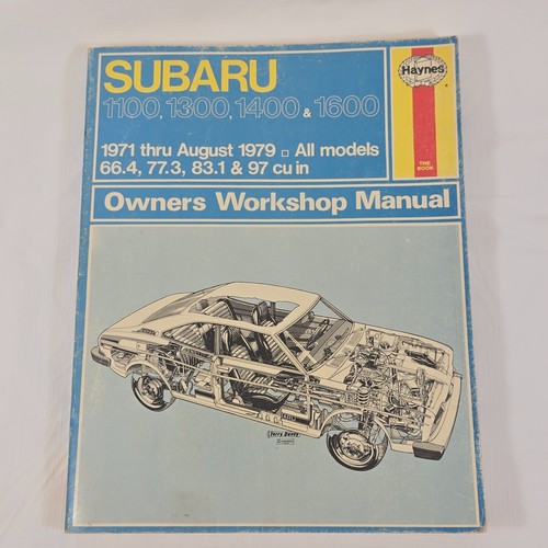 Haynes subaru owners workshop - subaru,