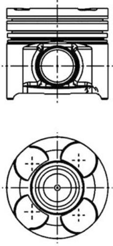 Pistone kolbenschmidt 40660600 - kolbenschmidt,