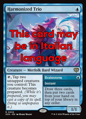 Mtg harmonized trio - trio, exc