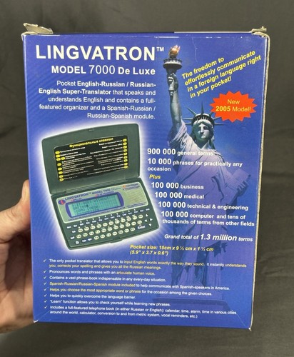 Lingvatron model 7000 deluxe - model,