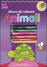 Blocco colorare animali - da,