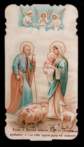Antico santino holy card - santino,