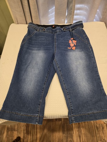 Jeans capri blu denim - jeans,