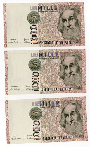 Italia repubblica banconote - 3,