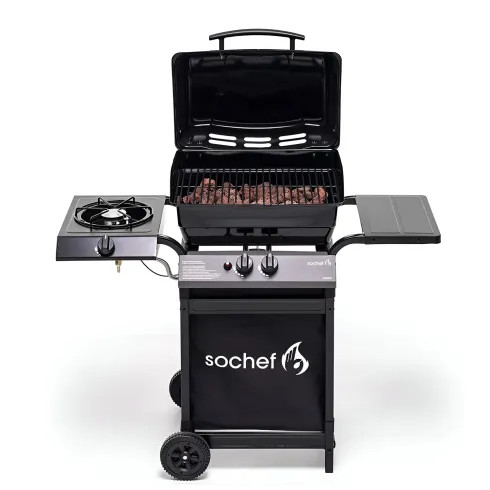 Barbecue gas con pietra - barbecue, a