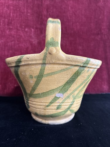 Vecchio cestino ceramica - vecchio,