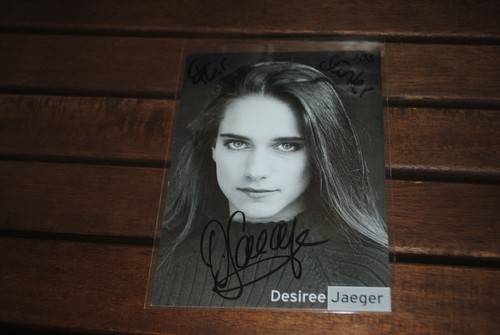Desiree jaeger autografo - desiree,