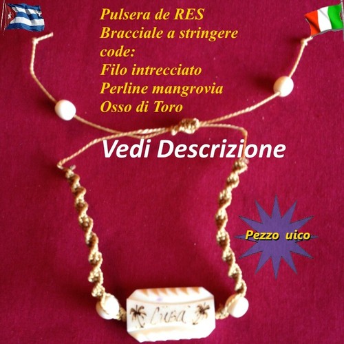 Bracciale perle mangrovia osso - perle,