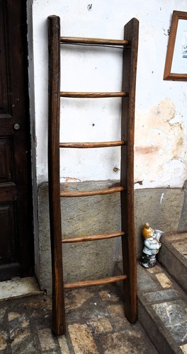 Antica scala legno - scala, in