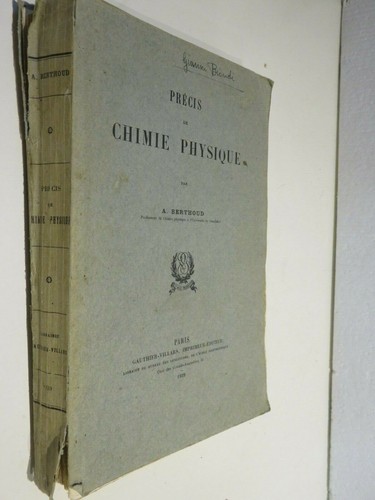 Precis chimie physique - chimie,