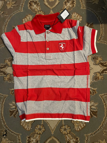 Ferrari kids polo - ferrari, shirt