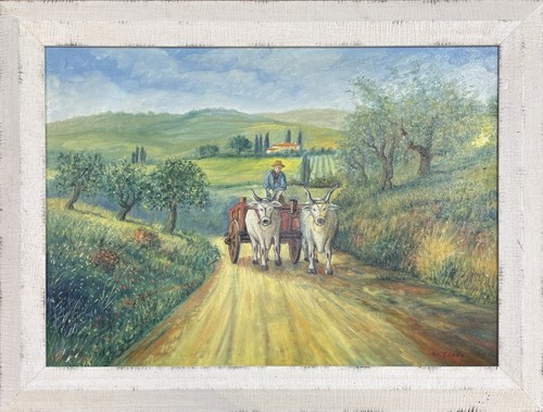 Dipinto olio tela - olio, massimo