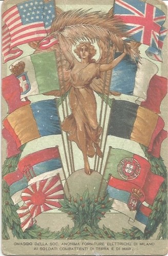 Milano 1918 omaggio della - milano,