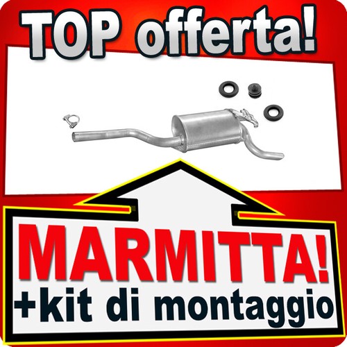Silenziatore posteriore per - silenziatore,