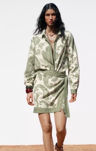 Camicia zara panna verde - zara, e