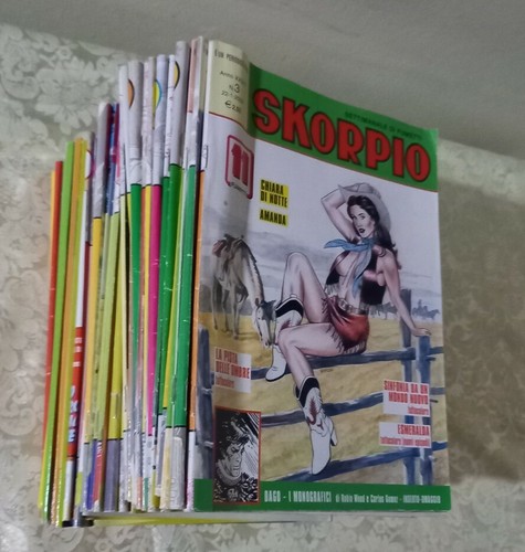 Lotto fumetti skorpio anno - lotto,