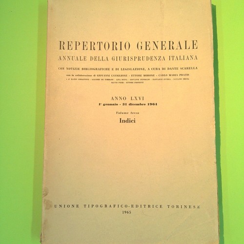 Repertorio generale della - repertorio,