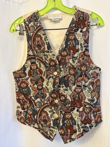 Gilet folletto arazzo - , vintage