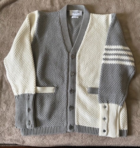 Thom browne cardigan bar - cardigan, 4-bar