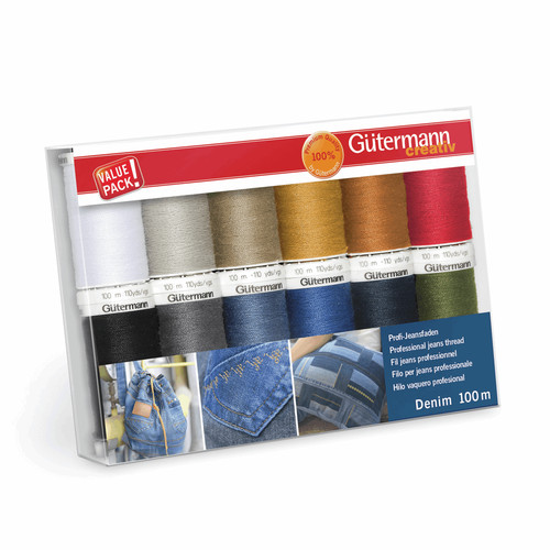 Gutermann denim filo set 12 - -,