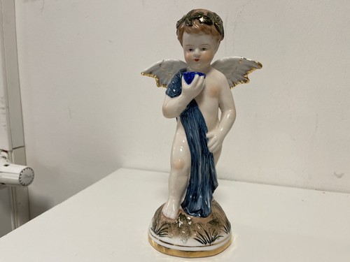 Statua angelo porcellana - angelo,