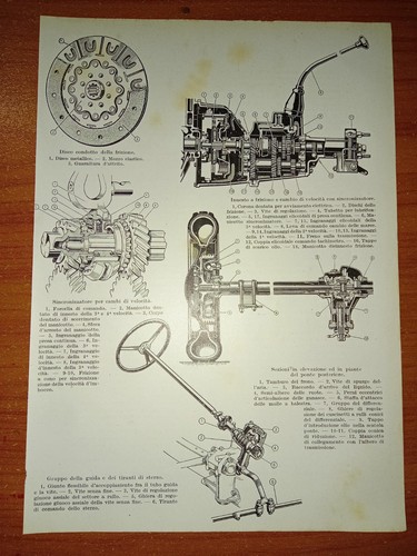 Stampa libro epoca auto - stampa, d'epoca.