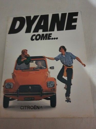 Citroen dyane depliant - dyane,