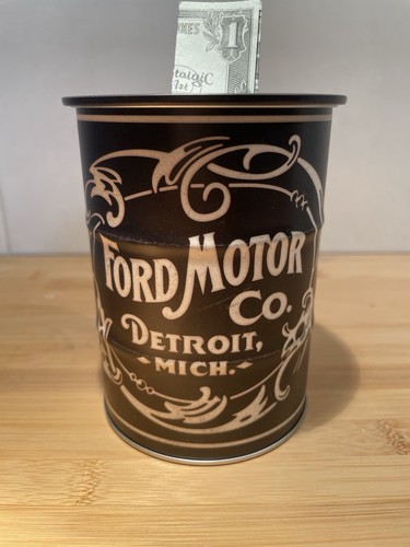 Ford salvadanaio barile olio - salvadanaio,