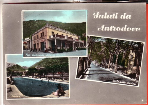 Cartolina antrodoco acqu - cartolina,