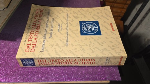 Dal testo alla - storia, dalla