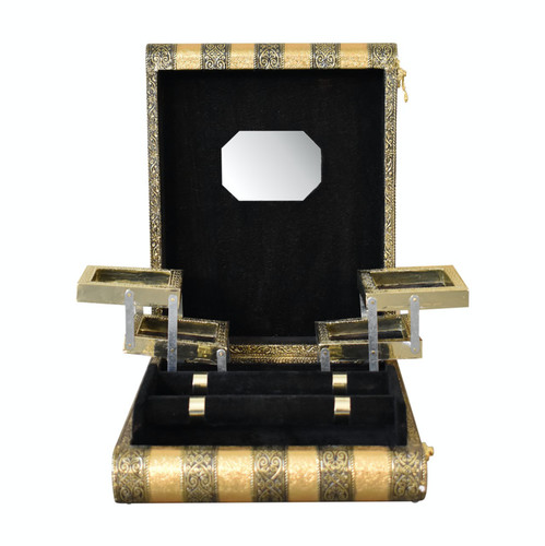 Large portagioie rustico oro - x-large,