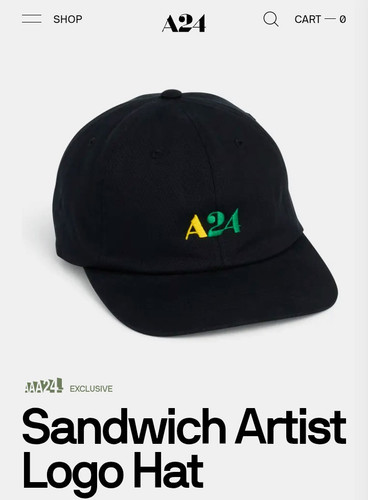 Cappello a24 amicizia sandwich - cappello,